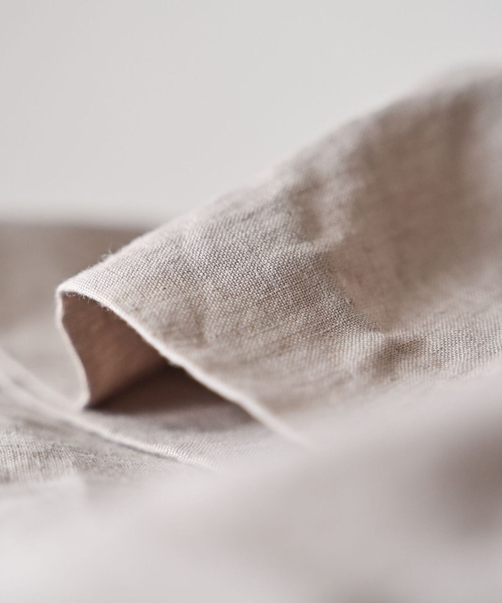 muuc 〈高品質ベルギーリネン100%〉〈オンオフ着られる〉リネンイージーパンツ 