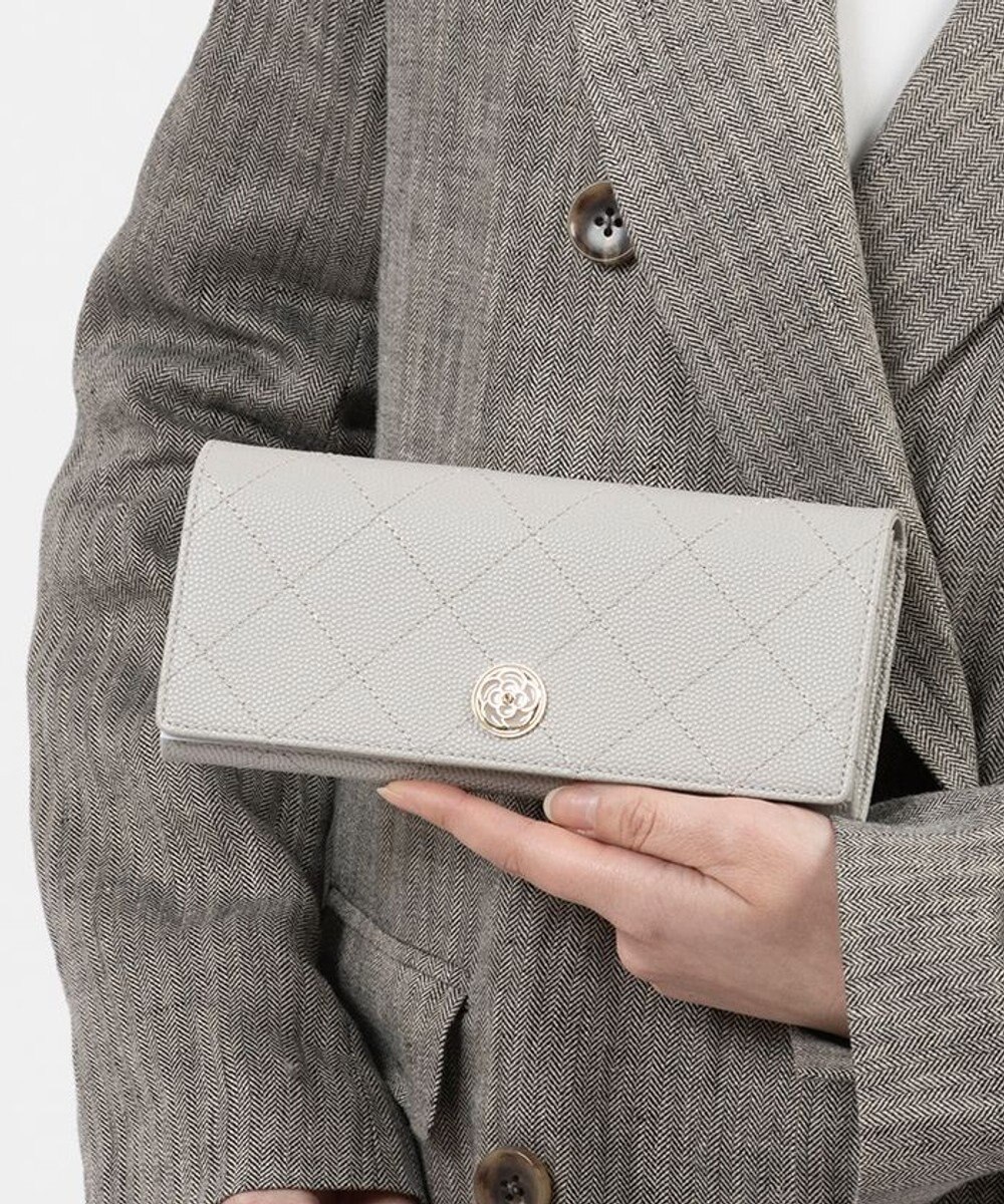 CLATHAS ベール 被せ長財布 