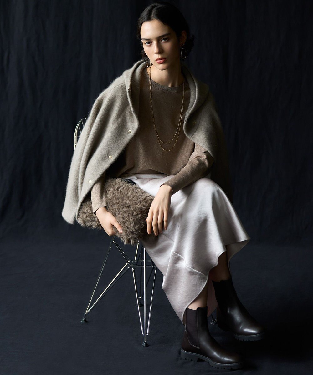 23区 フェイクファー トートバッグ 