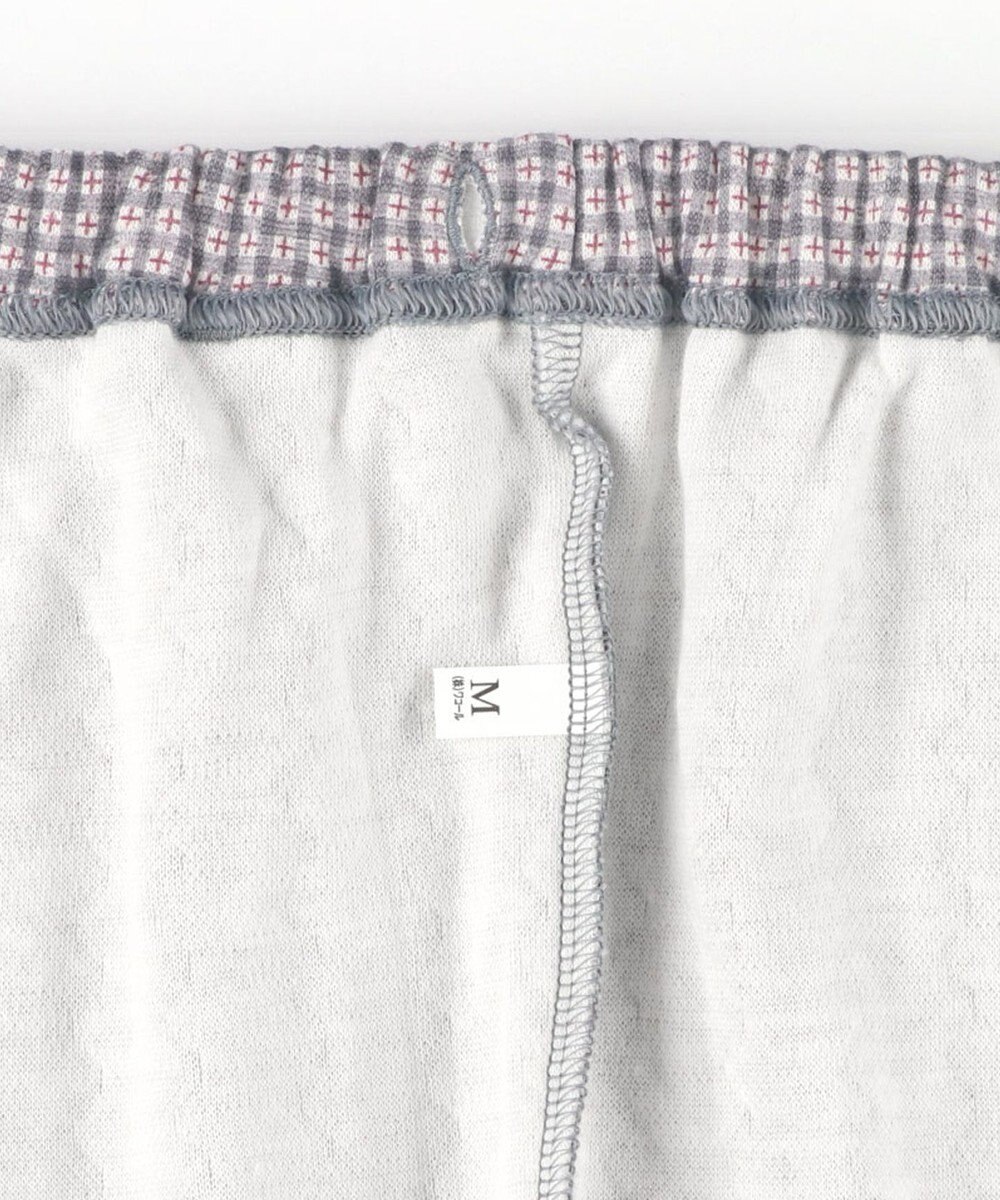 ワコール／睡眠科学 メンズ パジャマ 長袖 長ズボン 綿混(本体) あったか YGW473 睡眠科学／ワコール 