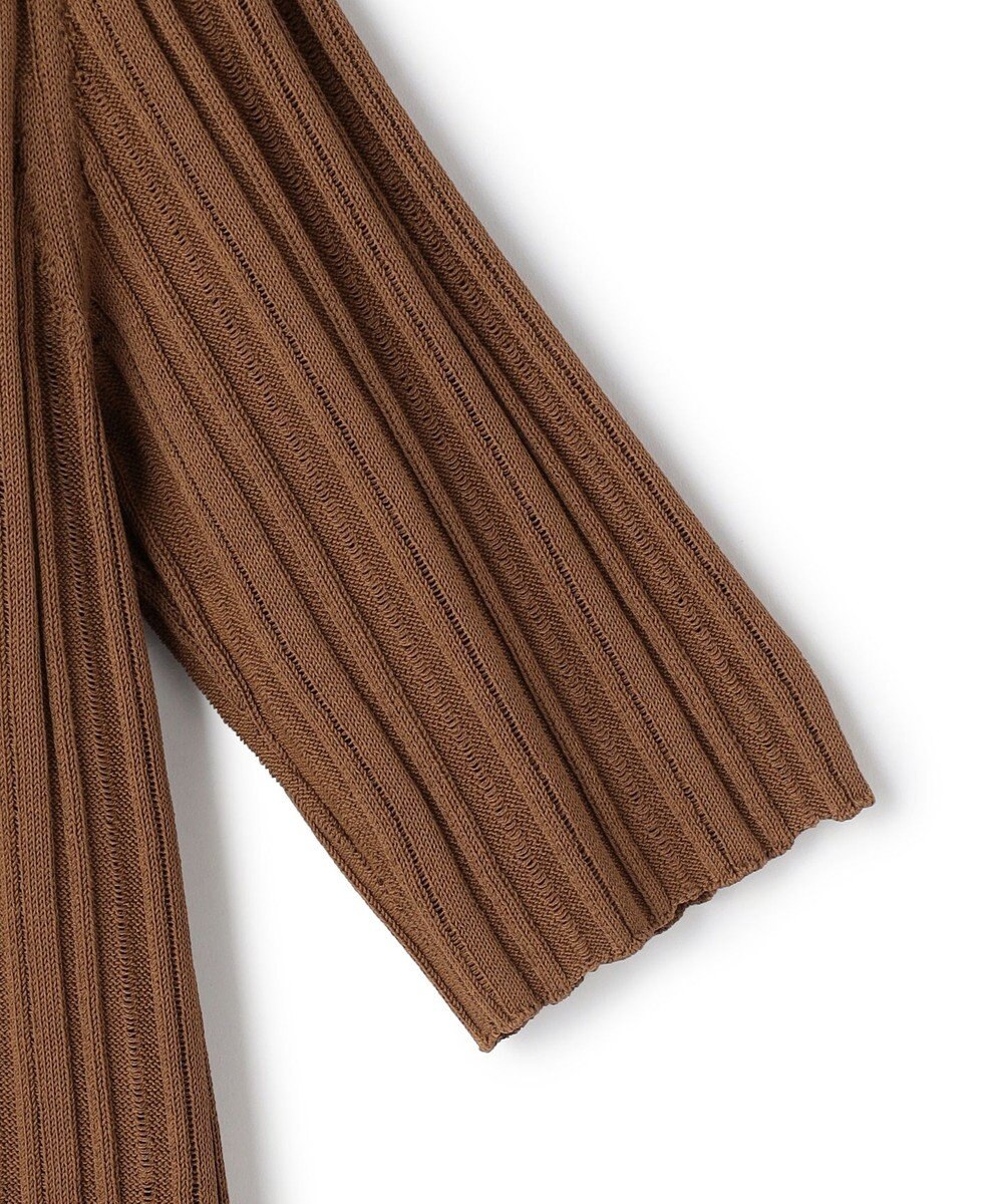 BEIGE， LABRADO / ランダムリブ スキッパーニット 