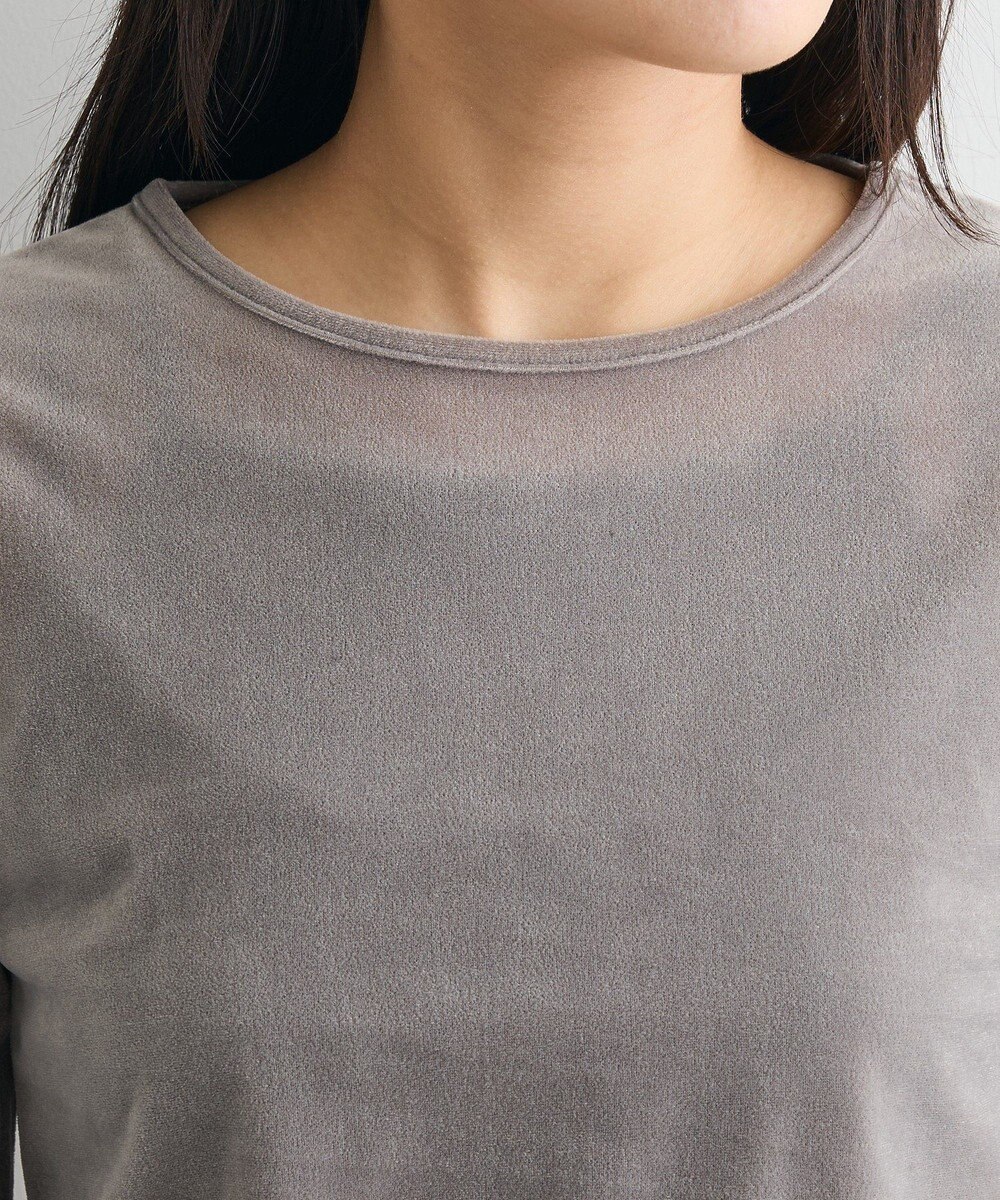 CRAFT STANDARD BOUTIQUE シアーベロアサイドギャザープルオーバー 