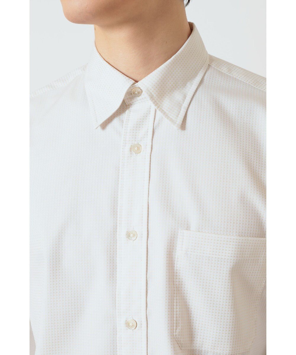DAKS リンクルフリー コットンカットドビーシャツ 
