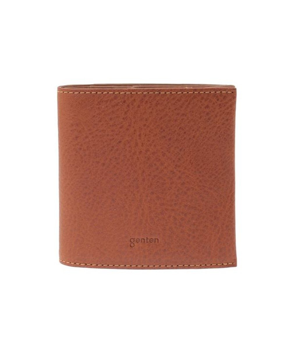 genten ミネルヴァ2 内ボックス型二つ折り財布 