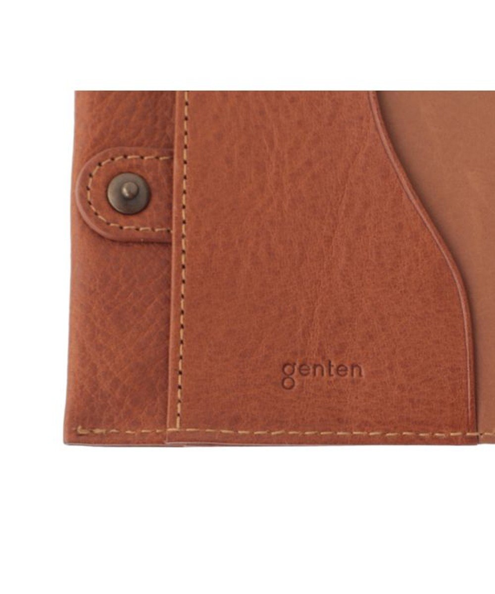 genten ミネルヴァ2 内ボックス型二つ折り財布 