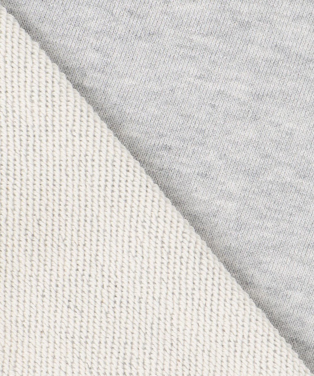 23区 S 【洗える】クリアコットンテリー ストライプフリル スウェット 