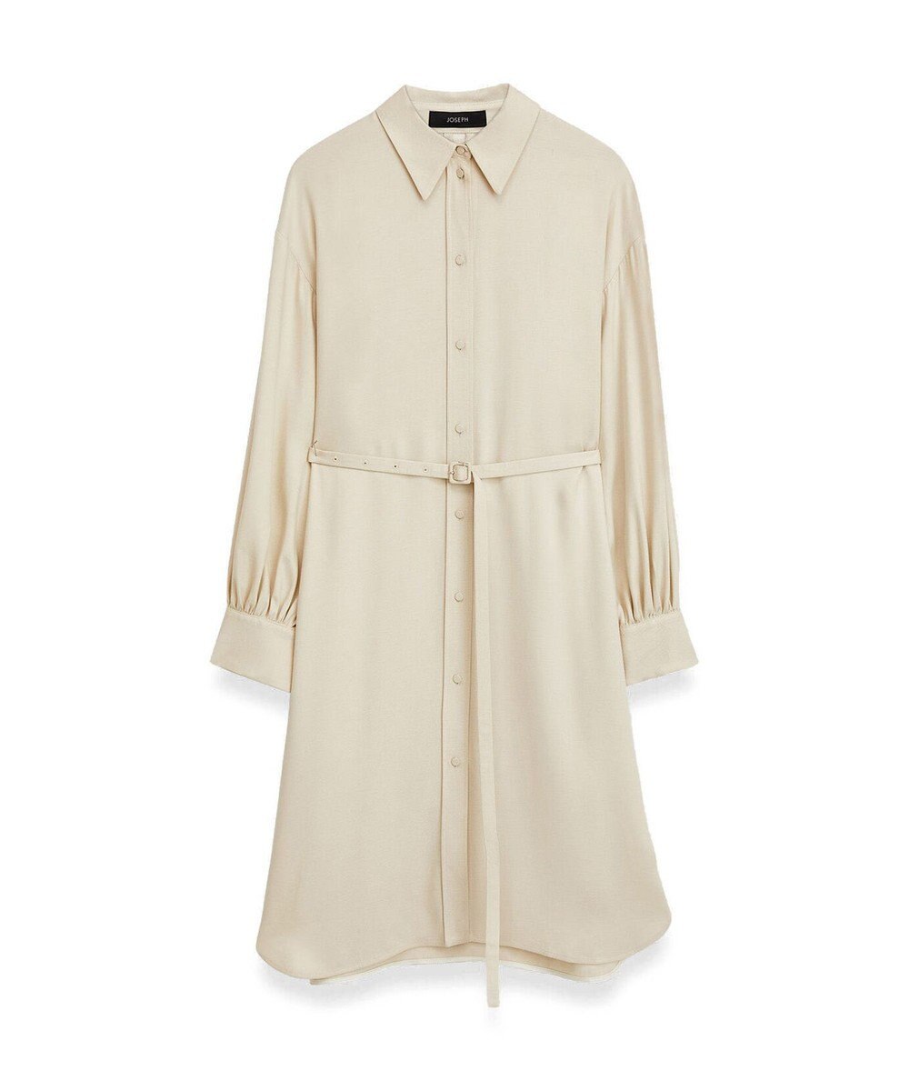 JOSEPH ビスコースツイル　シャツドレス 