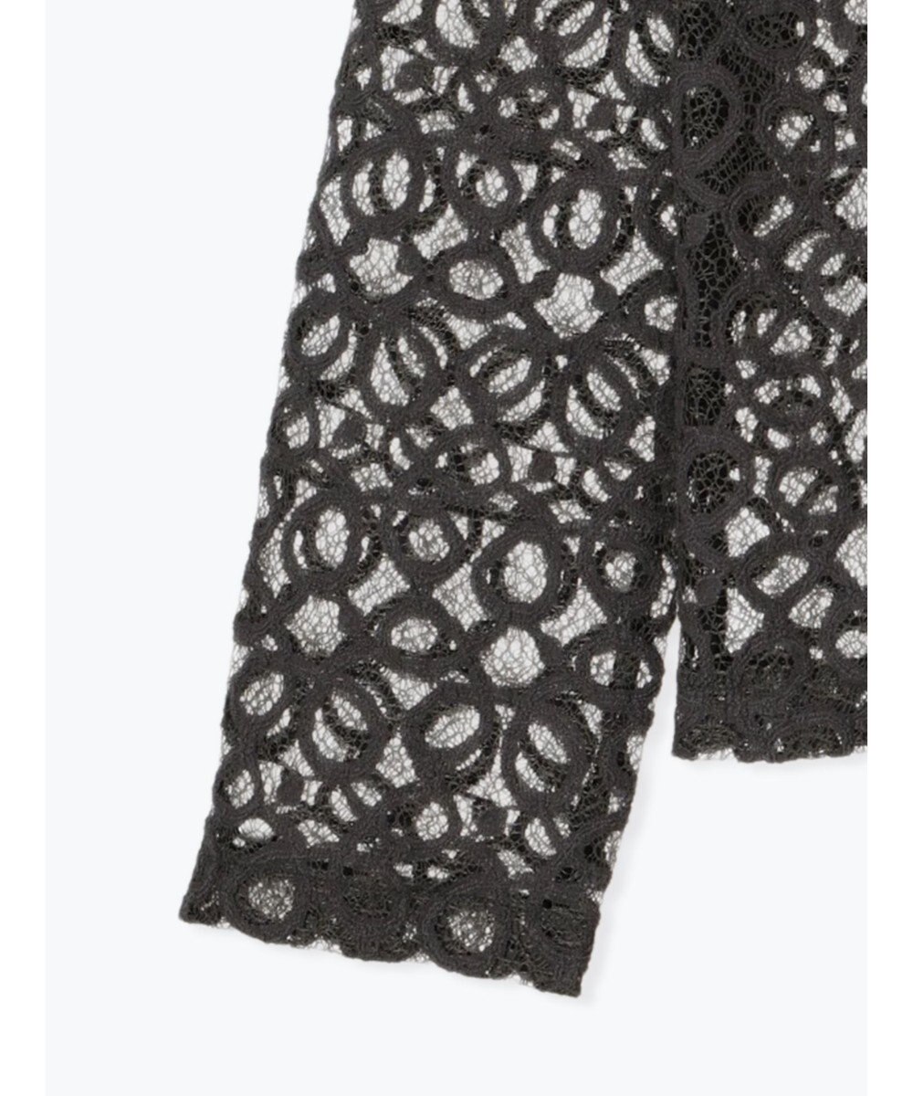 Te chichi レースジップアップフーディー 