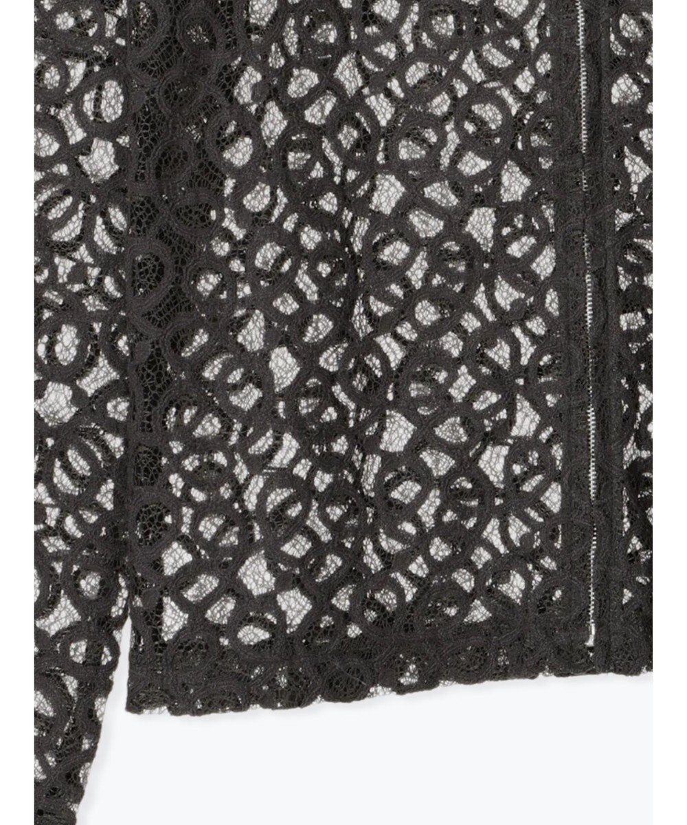 Te chichi レースジップアップフーディー 