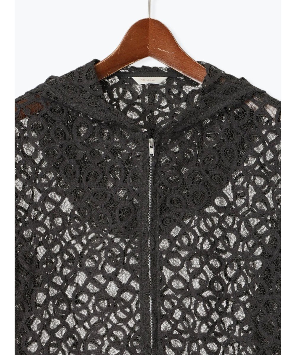 Te chichi レースジップアップフーディー 