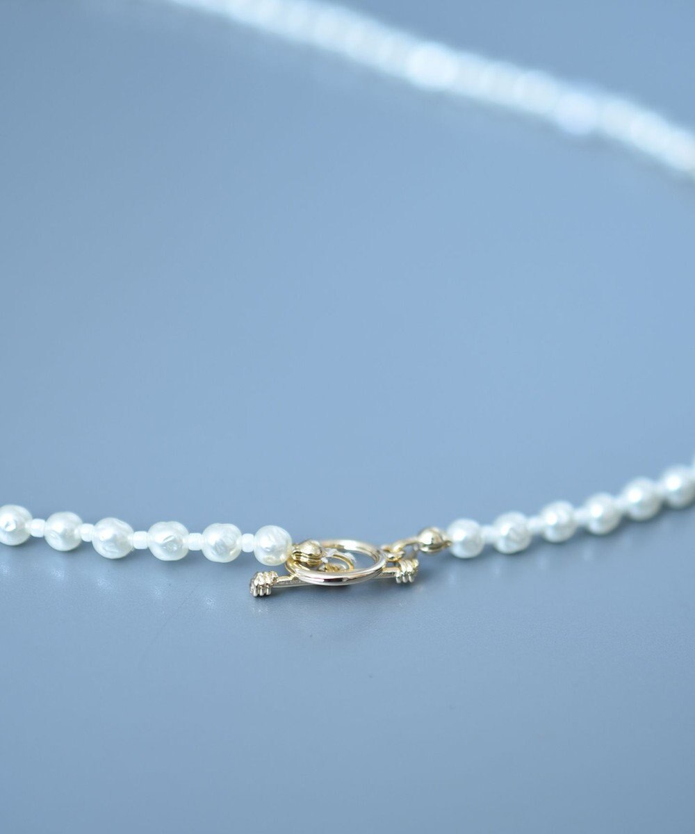 monshiro ロカイルガラスパール チョーカーネックレス 