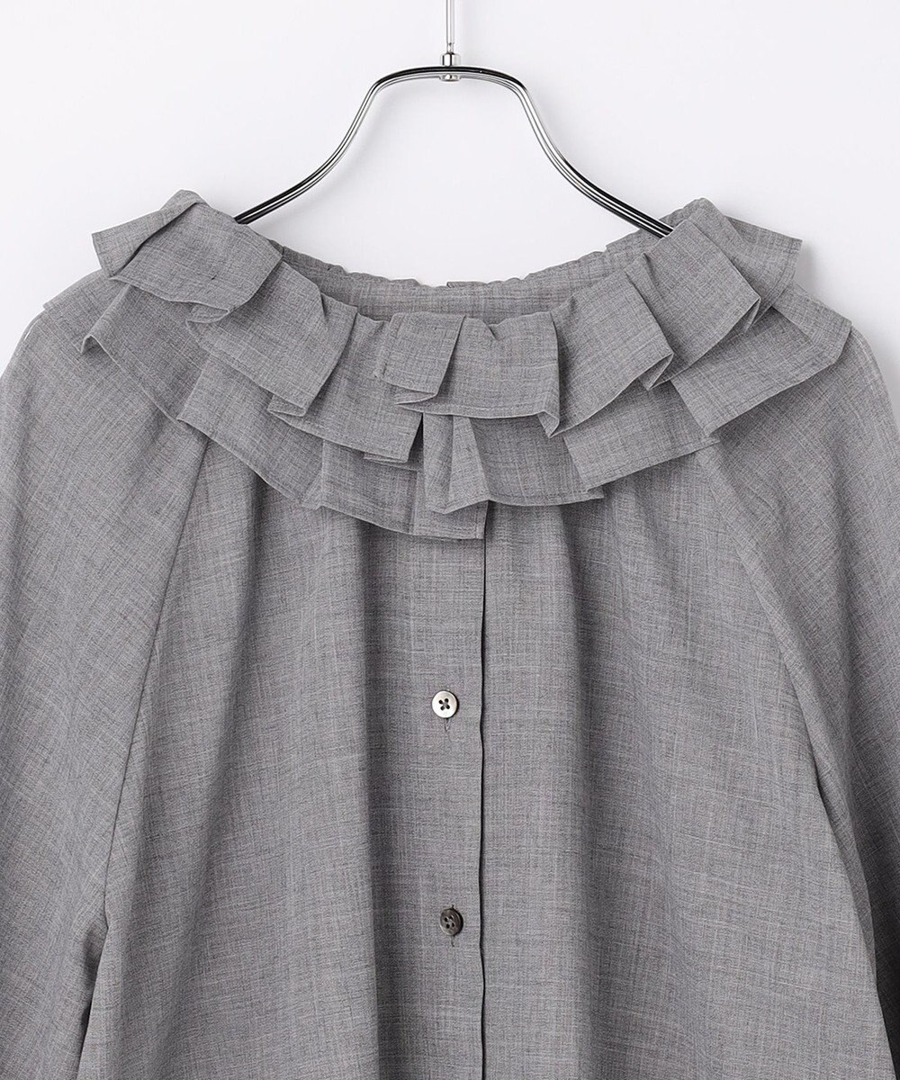 #Newans 【前後着用可能】【高山都さんコラボ】ビッグカラー２WAYブラウス 