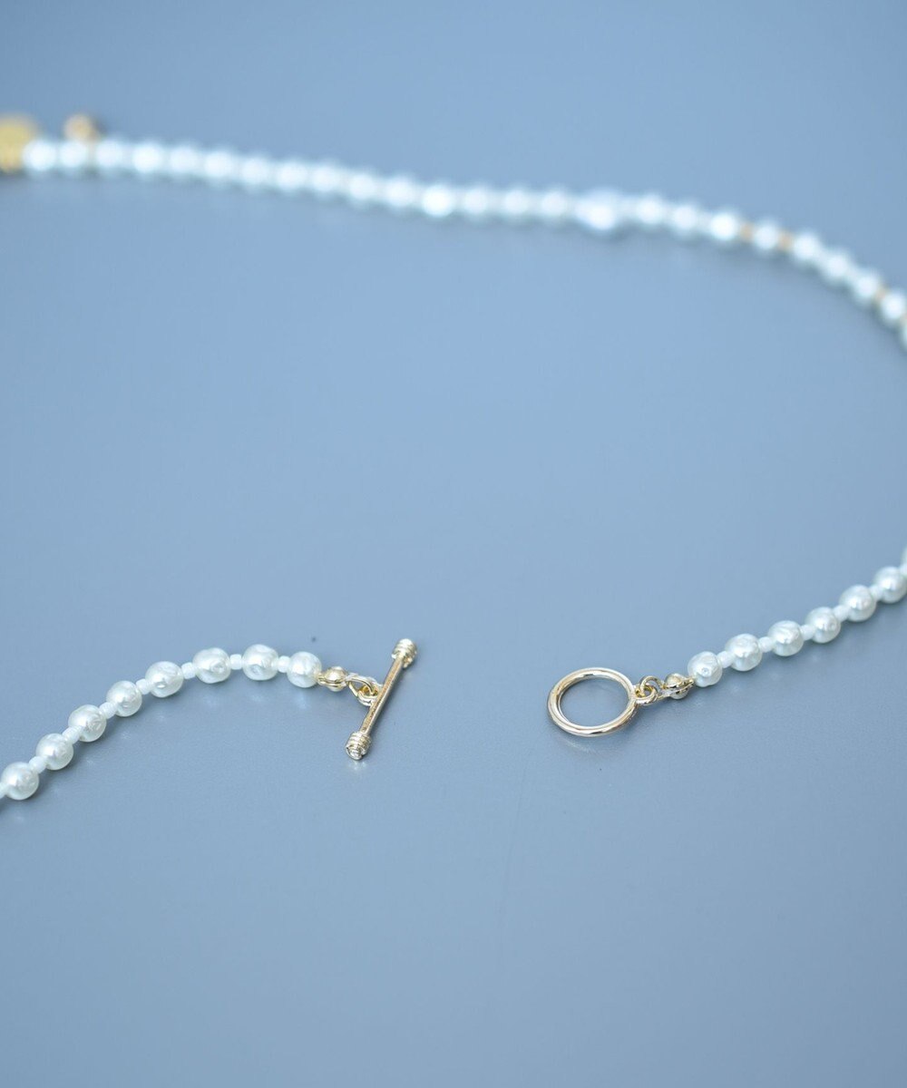 monshiro ロカイルガラスパール チョーカーネックレス 