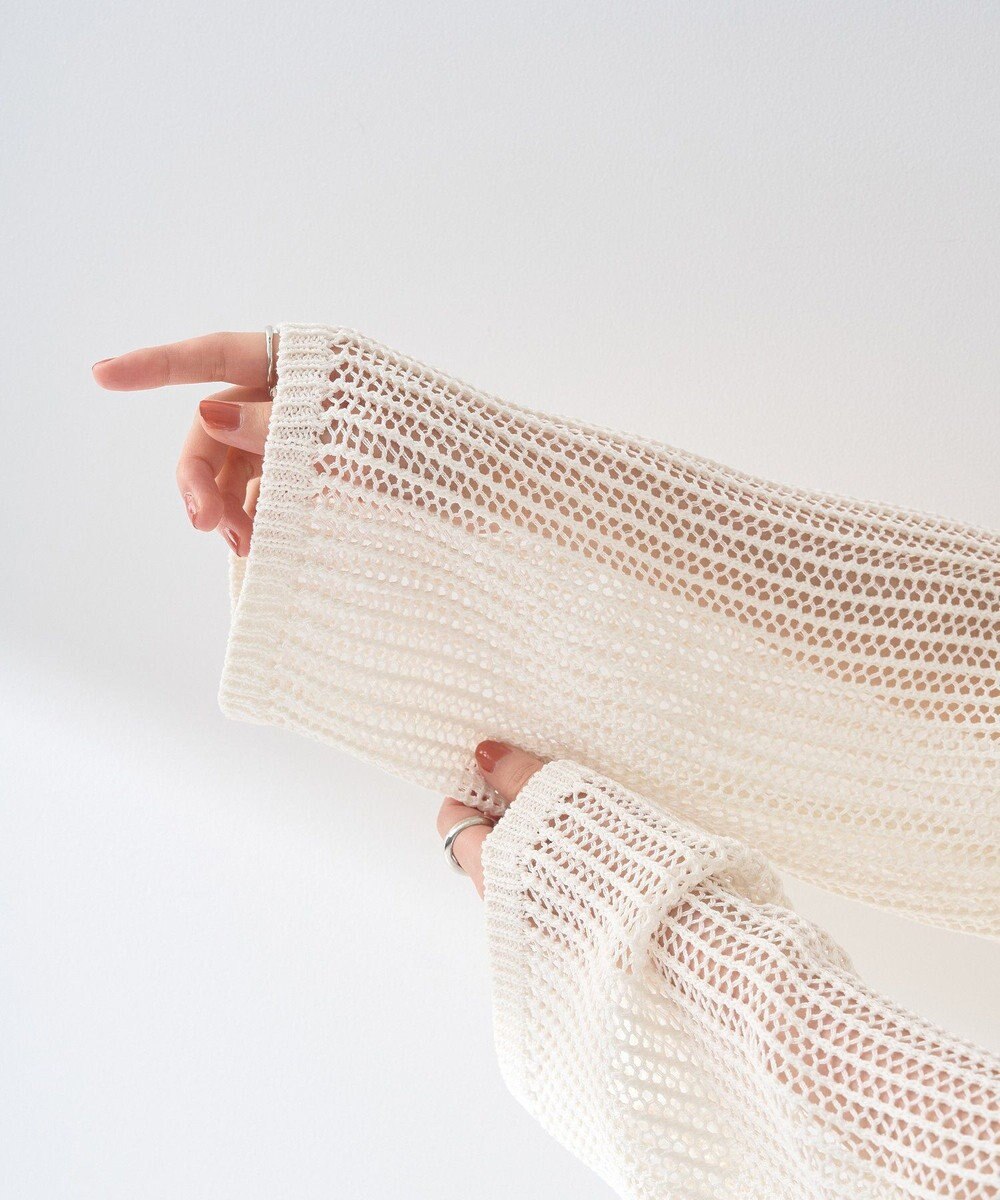 earth music&ecology ＳＥＴ２点メッシュプルオーバー＋タンクトップ 