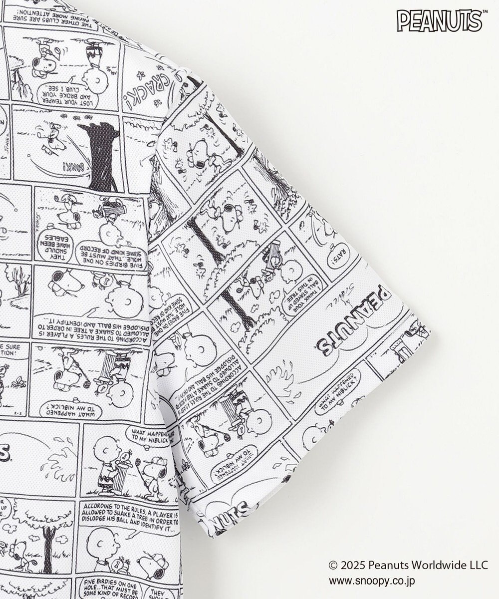 23区GOLF 【WOMEN】『PEANUTS』コラボ　アメコミ柄ポロシャツ 