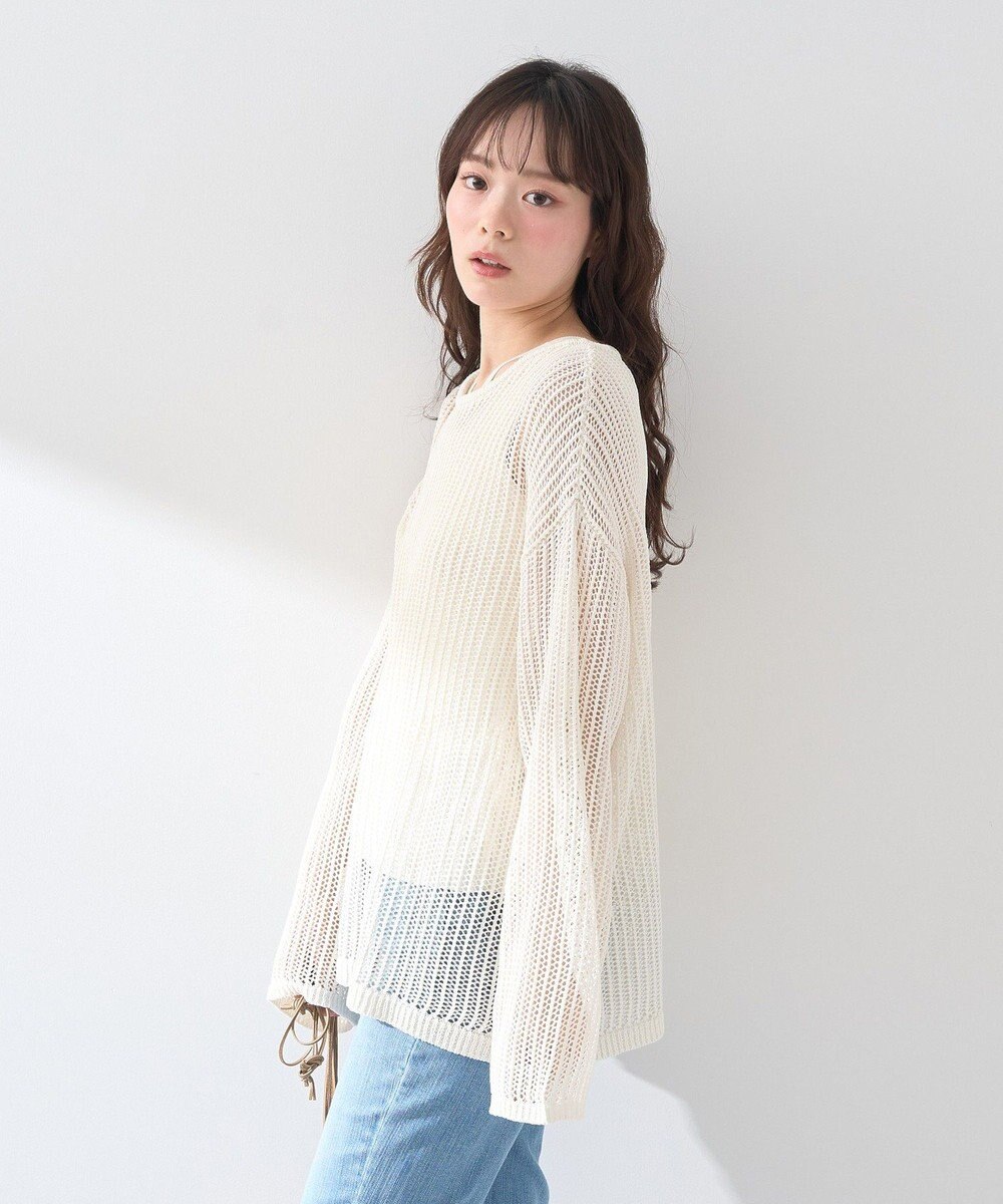 earth music&ecology ＳＥＴ２点メッシュプルオーバー＋タンクトップ 