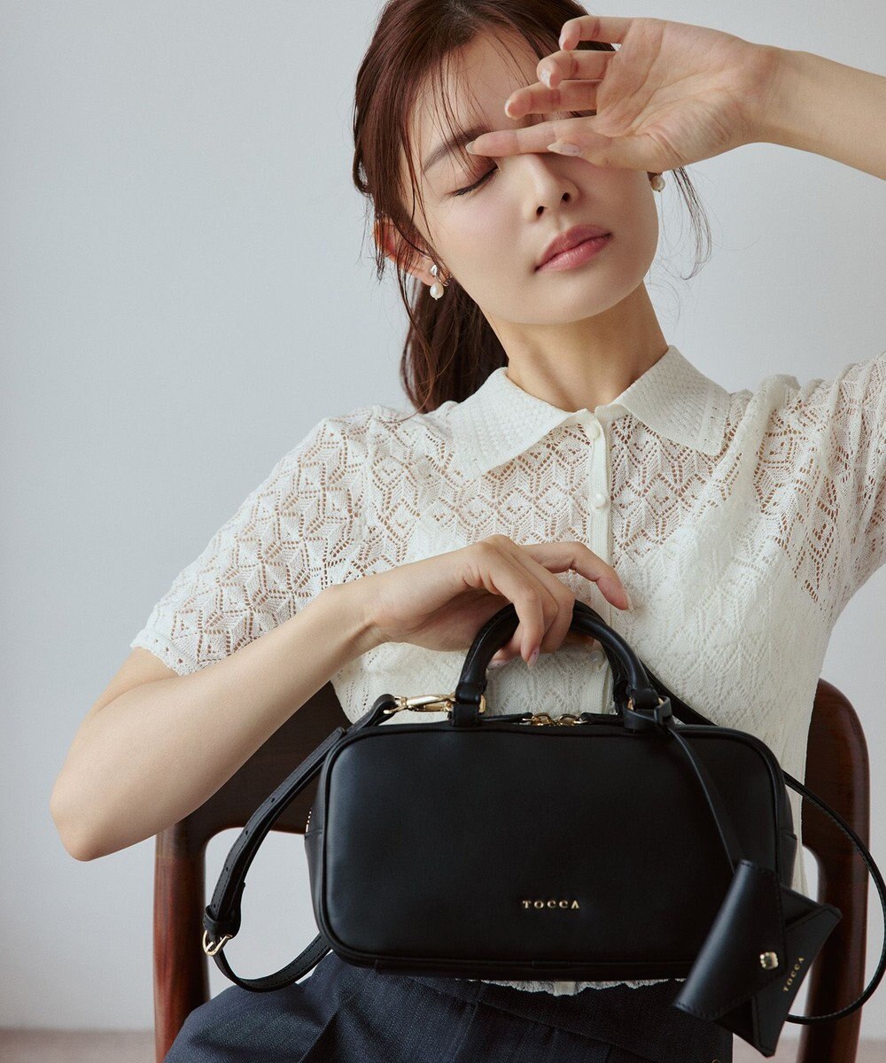 TOCCA CLAVIER LEATHER BOSTON BAG ボストンバッグ【古畑星夏さん着用】 