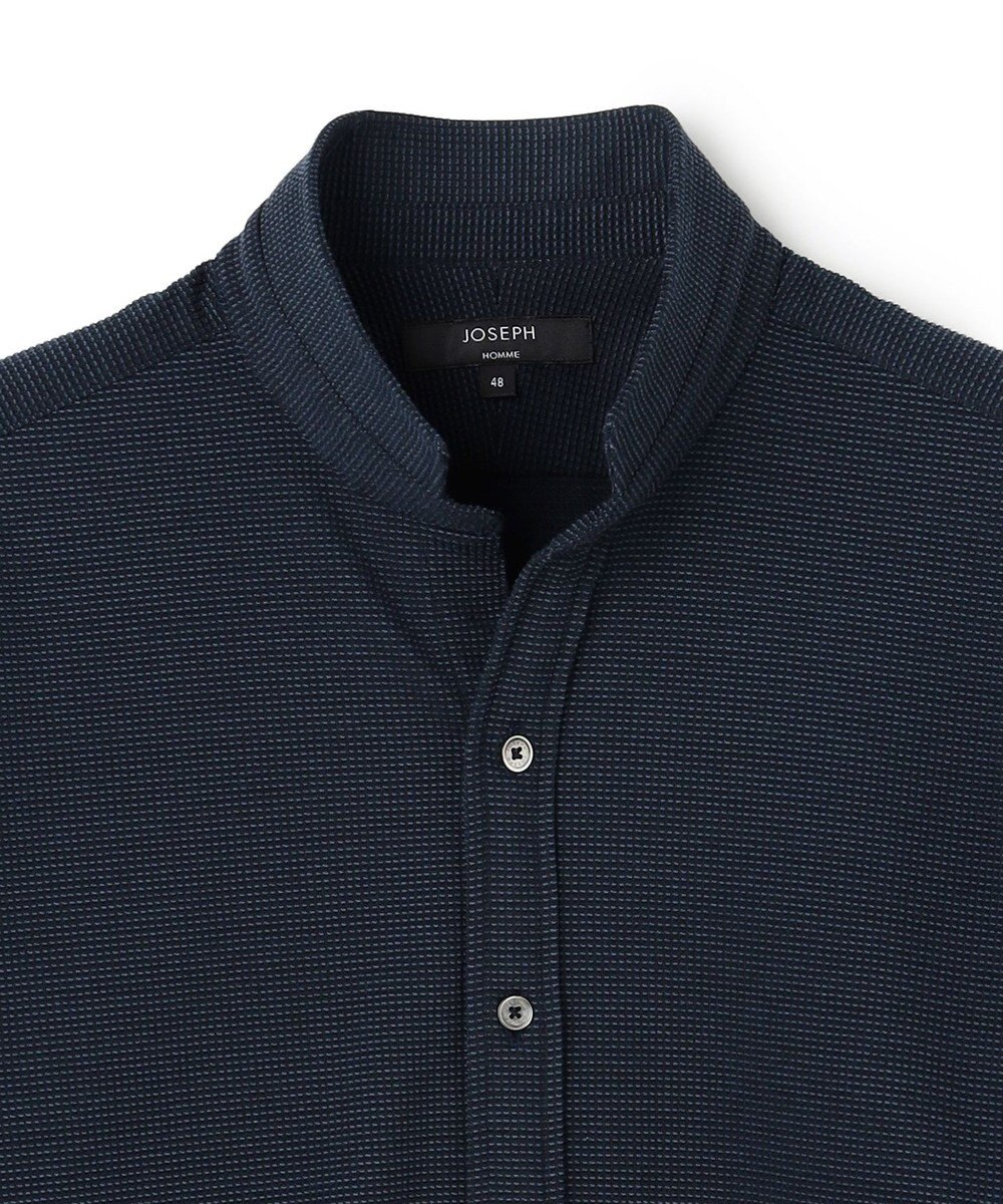 JOSEPH HOMME 【新素材】グリットタックジャージー　ウィングカラーシャツ 
