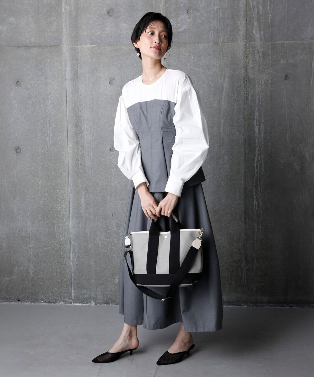 TOPKAPI 【Breath TOPKAPI】スコッチグレイン ネオレザー トート バッグ ショルダー付き M 
