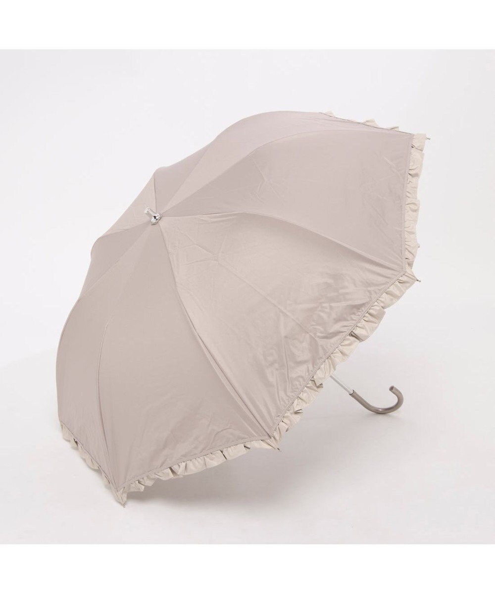 UNBILLION カシュネ cachenez / 【晴雨兼用】【日傘】UV カット率99％以上 PUバイカラーフリルトップレス折りたたみ傘 