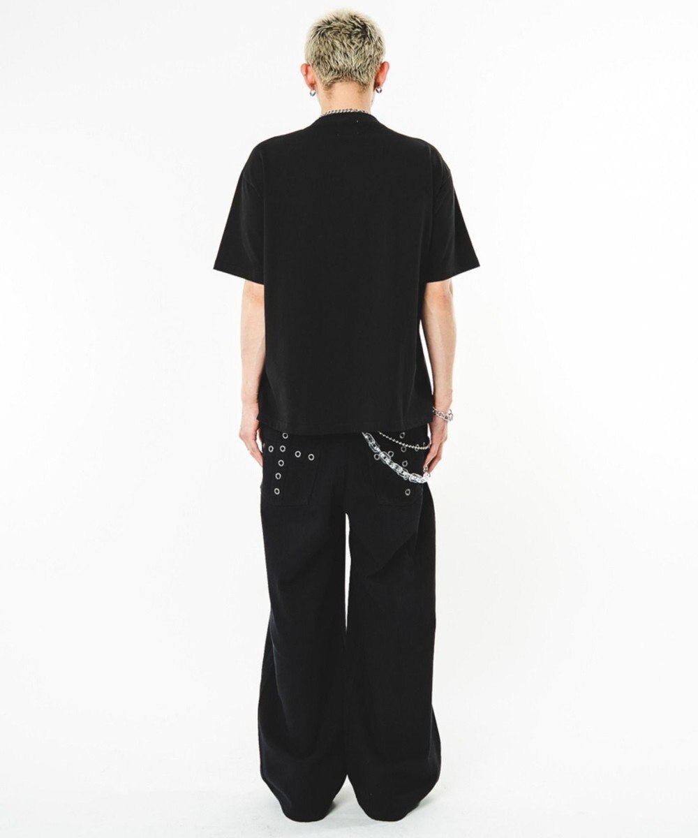 WEGO 【ユニセックス着用ITEM】ハトメバッククロスモチーフパンツ 