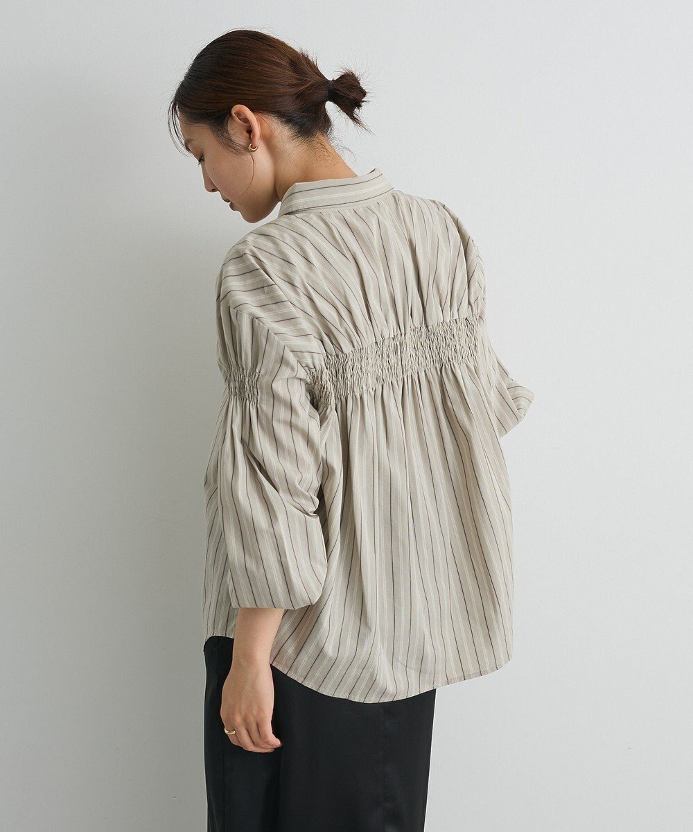 CRAFT STANDARD BOUTIQUE バックデザインレギュラーカラーシャツ 