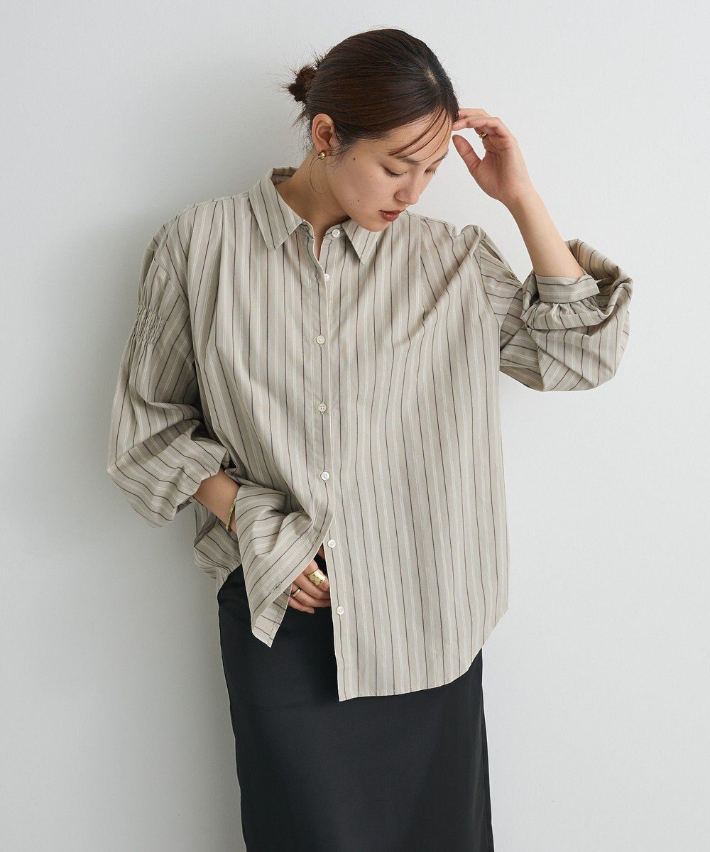 CRAFT STANDARD BOUTIQUE バックデザインレギュラーカラーシャツ 