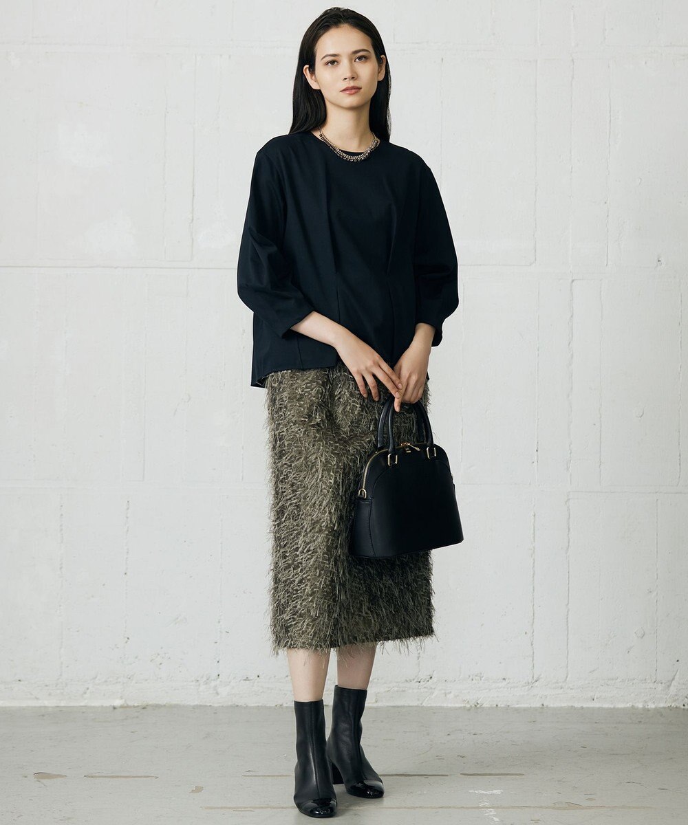 自由区 S クリアコットンポンチタックジャージ カットソー 