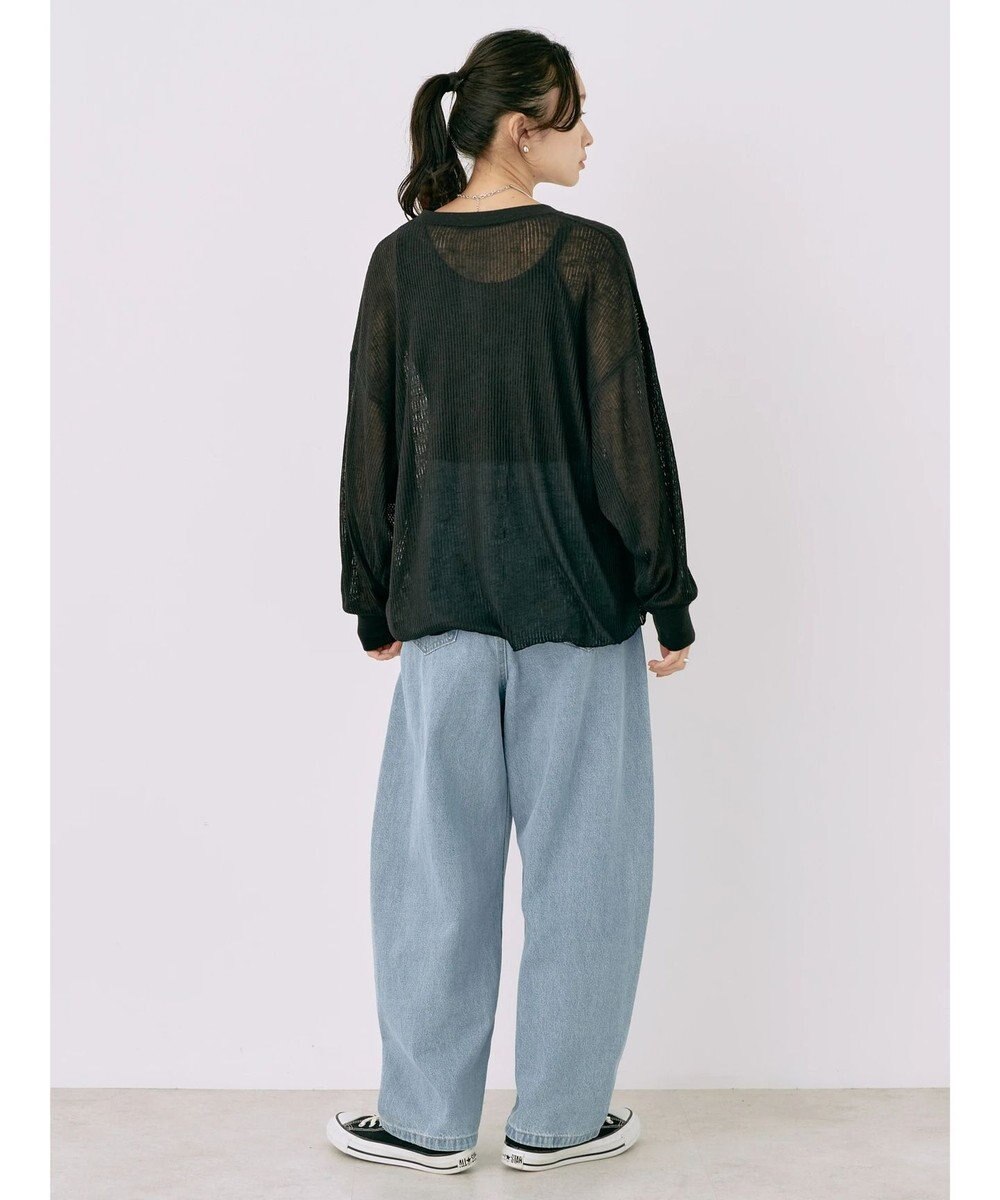 earth music&ecology シアーリブドルマンプルオーバー 