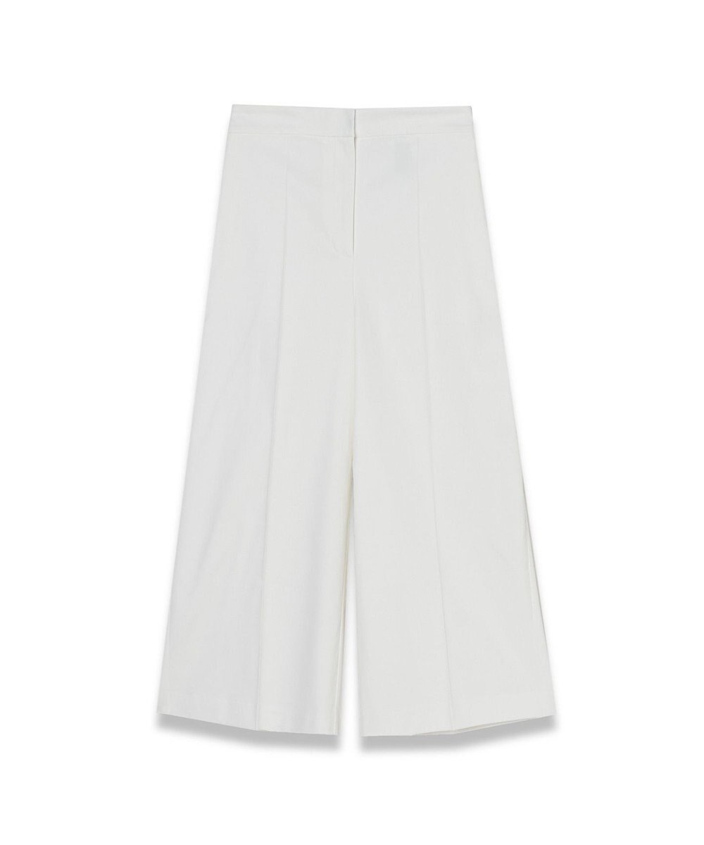 JOSEPH ライトギャバジンストレッチ　ワイドトラウザーズ 