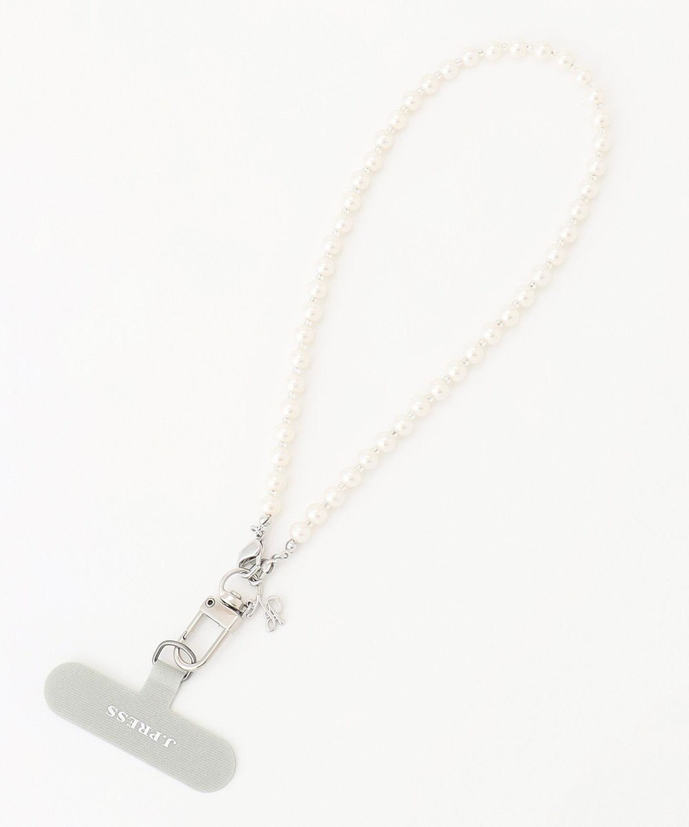 J.PRESS LADIES 【WEB限定・2way】パール スマホ ストラップ 
