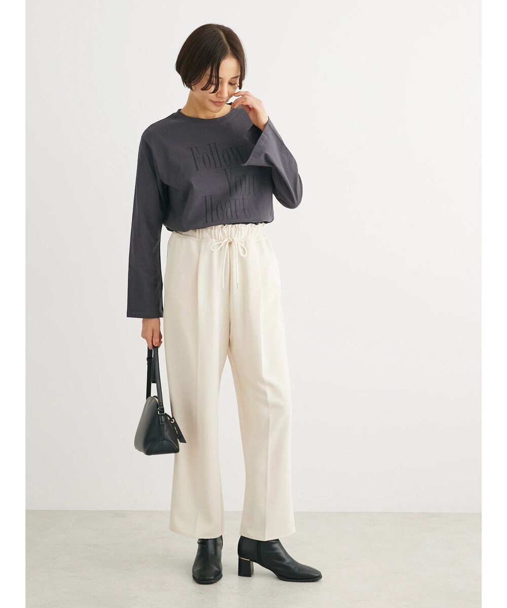 Green Parks ・Ｐｅｔｉｔ　Ｆｌｅｕｒ　ロゴｐｔフレアスリーブロンＴ 