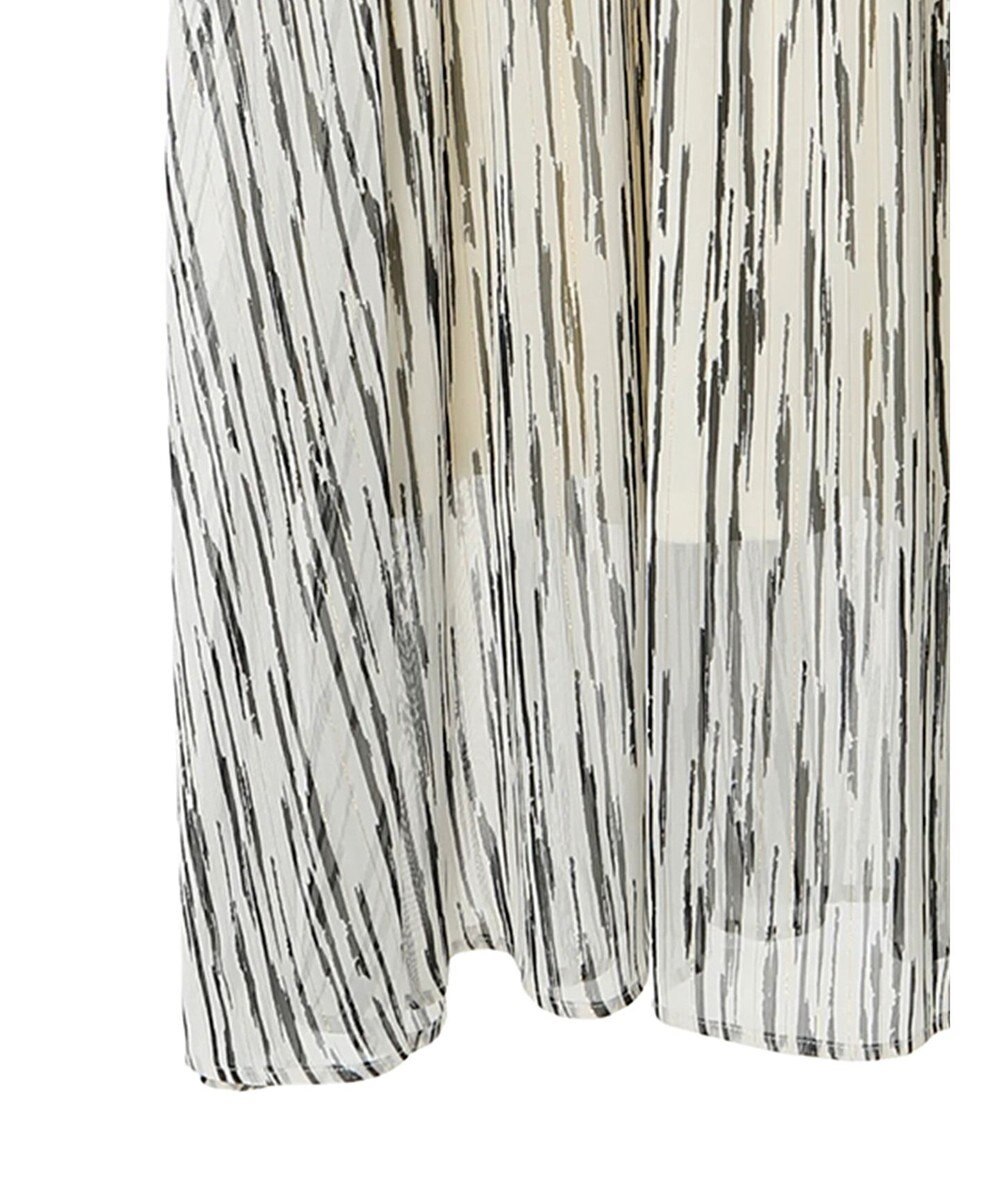 Green Parks ａ．肩フリルプリントワンピース 