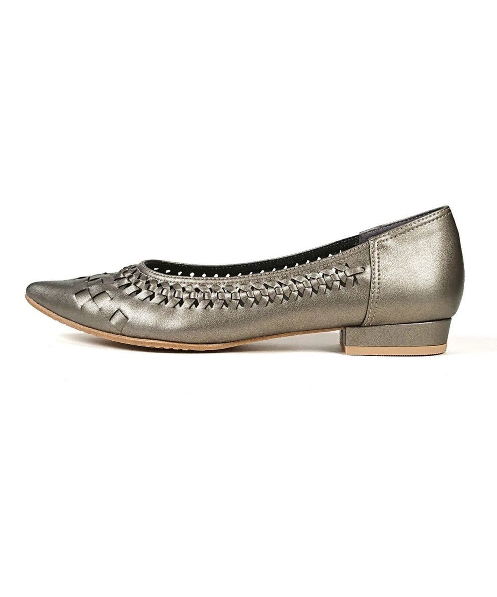 Dominic3 編み込みメッシュ ソフトパンプス 