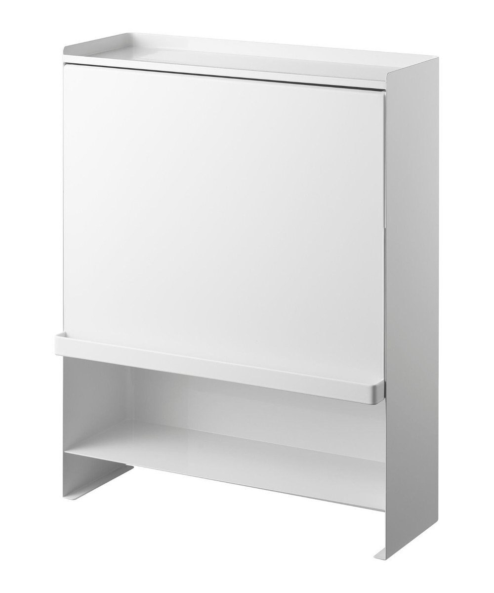 tower 前が開く 隠せる調味料ラック タワー ホワイト 