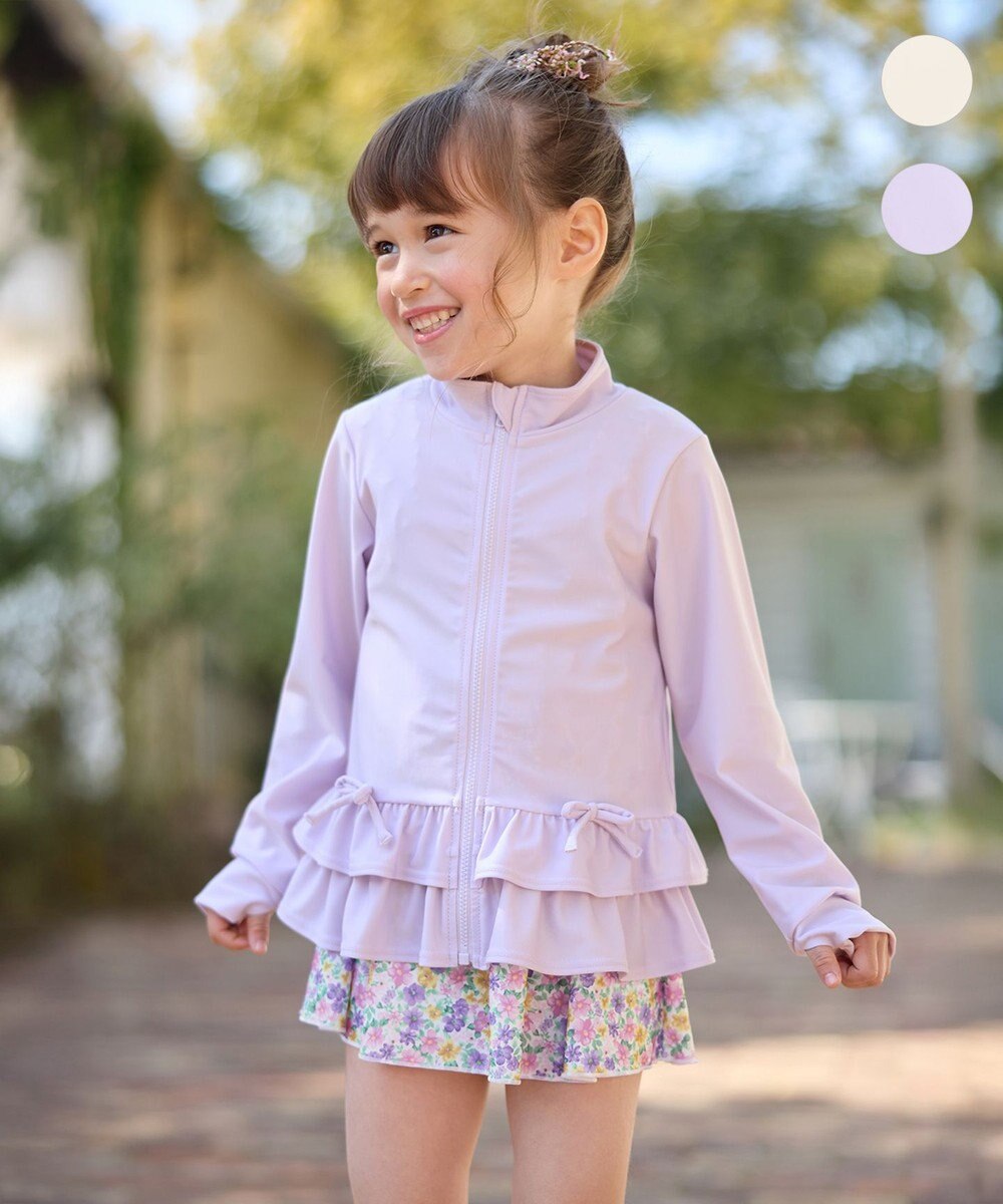 ANY KIDS 裾フリル　ラッシュガード 