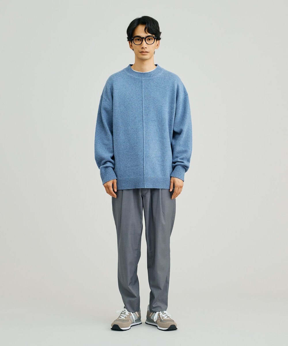 J.PRESS YORK STREET 【UNISEX】ウールカシミヤ クルーニット 