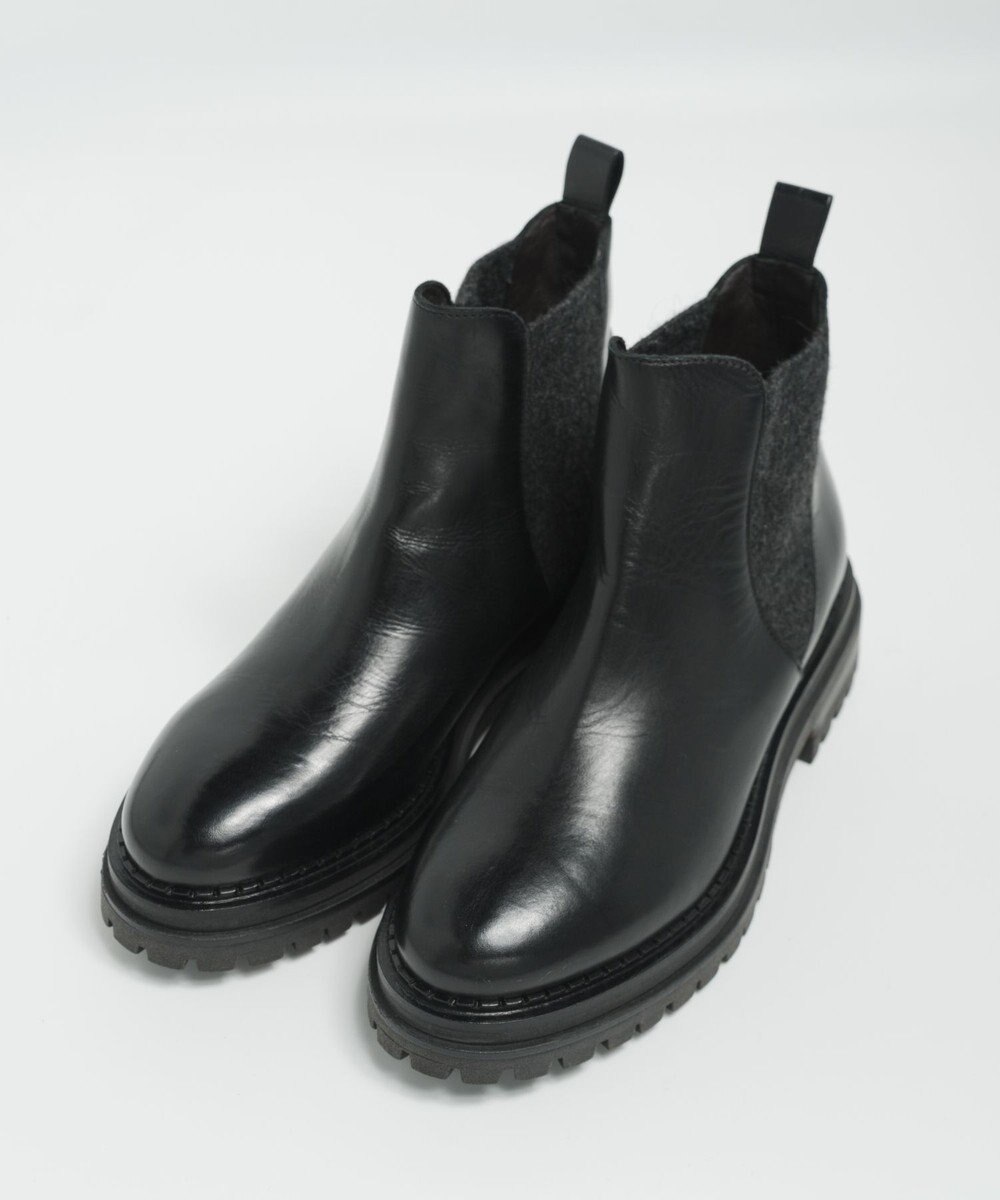 BONTRE 【LucaGrossi/ルカグロッシ】サイドゴアタンクソールブーツ 