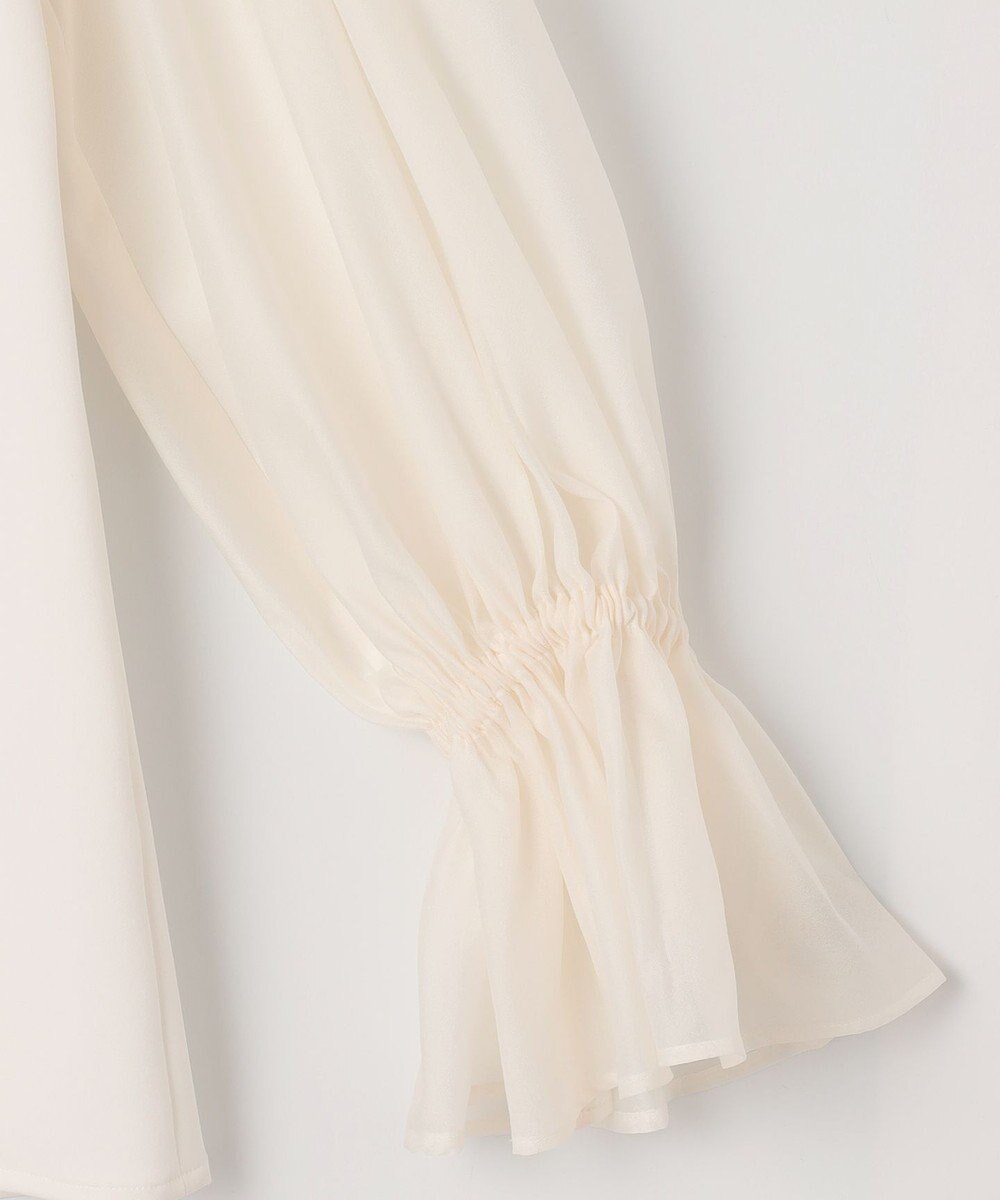 #Newans シアースリーブブラウス 