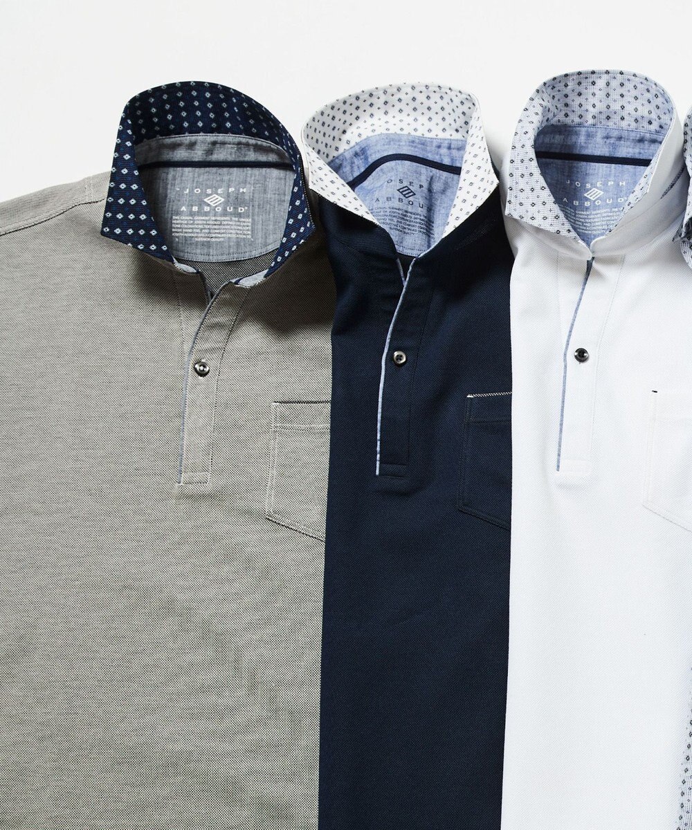 JOSEPH ABBOUD 【カラー豊富】人気！オーガニックコットン使用 ダディポロシャツ 