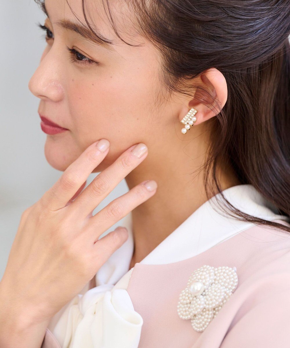 組曲 パールフラワーコサージュ 