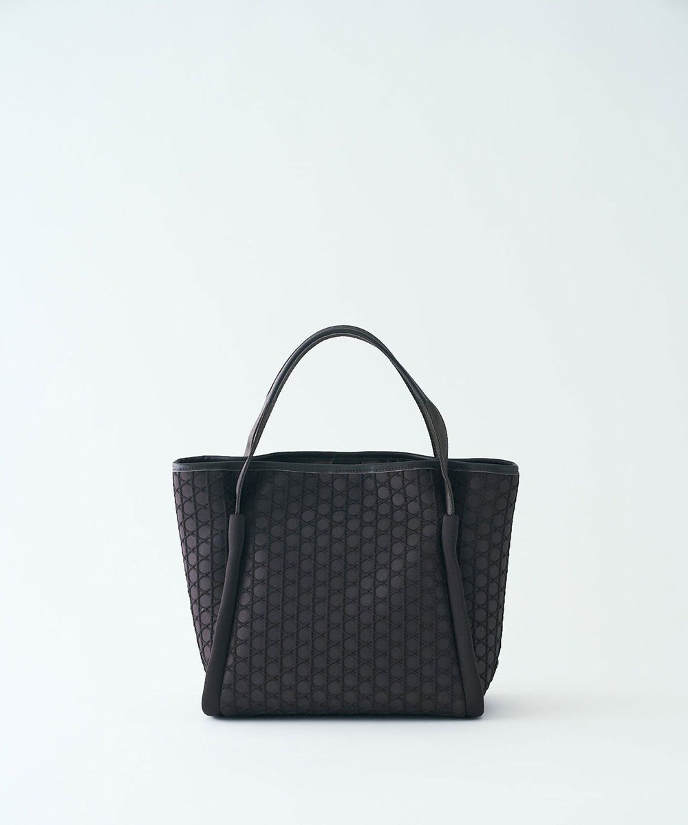 MIYABIYA LAQUOH【撥水加工】篭目柄エンボスボンディング スリム２WAYトート 