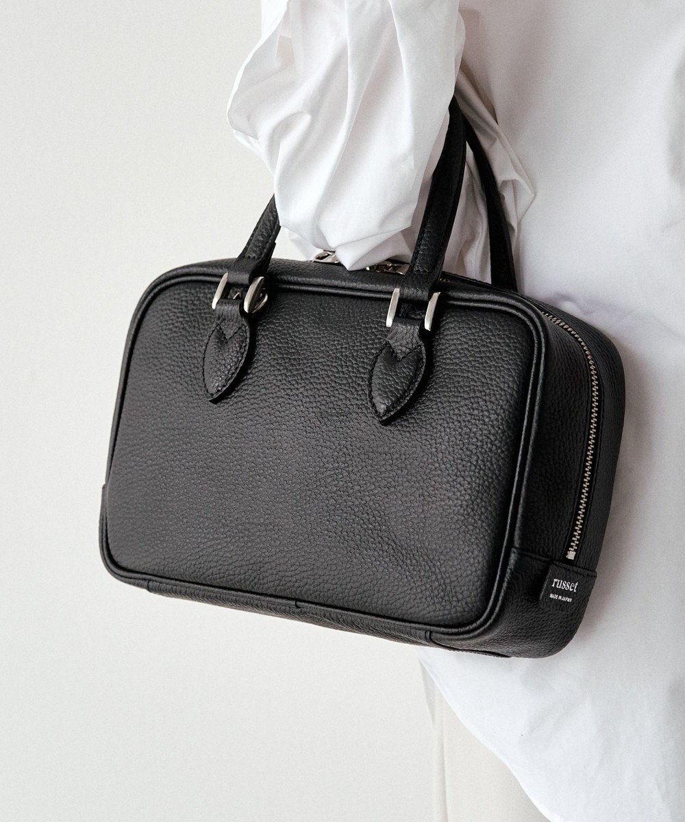 russet 【2025AW新作】シュリンクレザー2WAYミニボストンバッグ(CE-1581) 