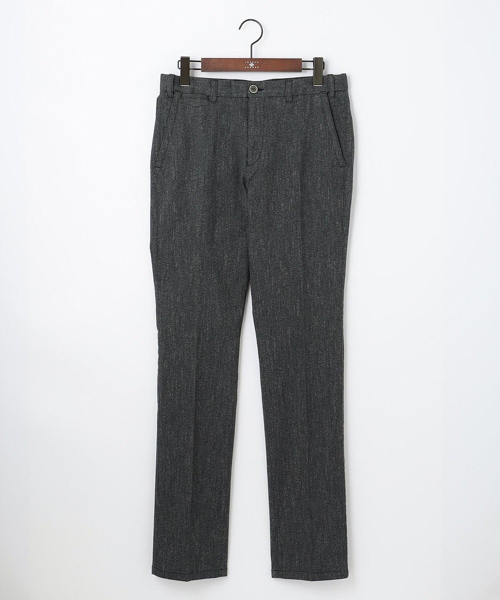 JOSEPH ABBOUD 【キングサイズ・ウエストも伸びる】オーガニックストレッチムリネピケ パンツ 