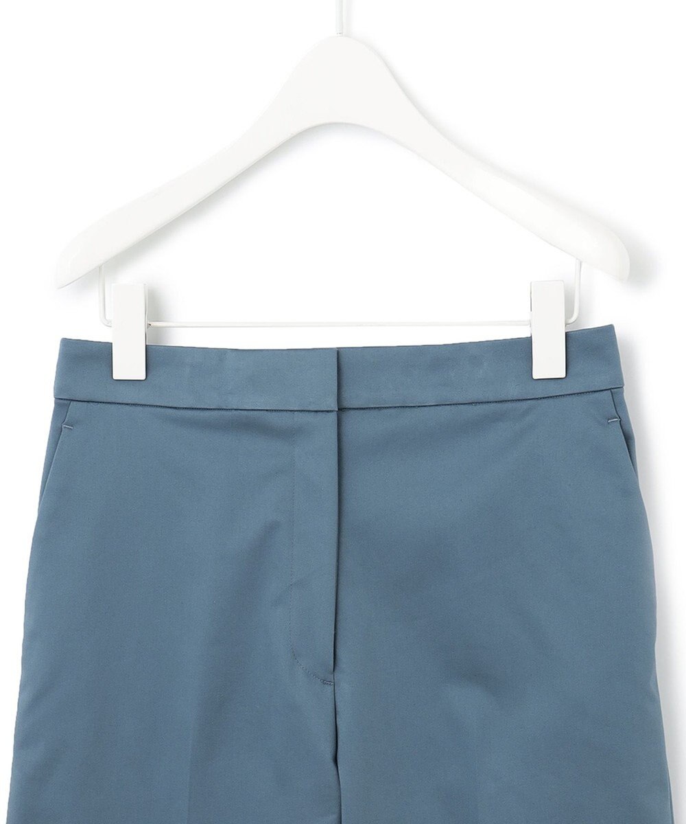 ICB 【洗える】T/Cストレッチサテン ワイドパンツ 