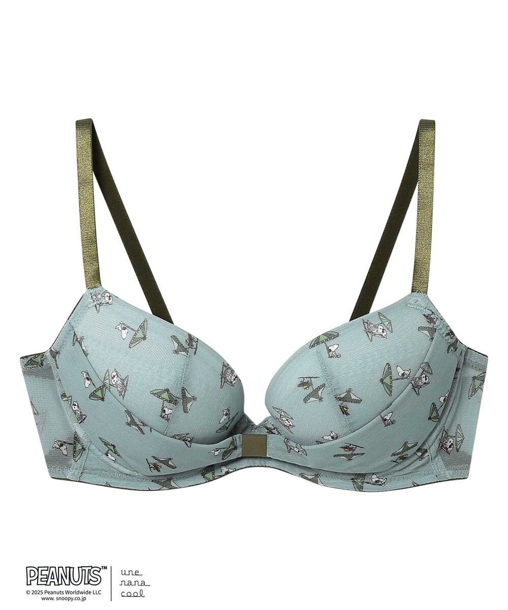 une nana cool 【ノンワイヤーブラ】リボンブラ　MADE WITH PEANUTS 