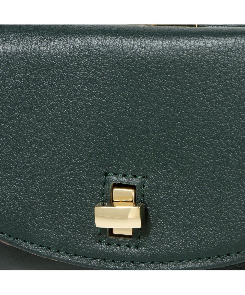 UNBILLION perche カラーコンビ3つ折り外ガマウォレット 