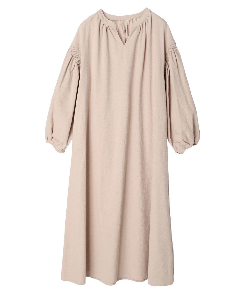 Green Parks ａ．袖ギャザーボリュームワンピース 