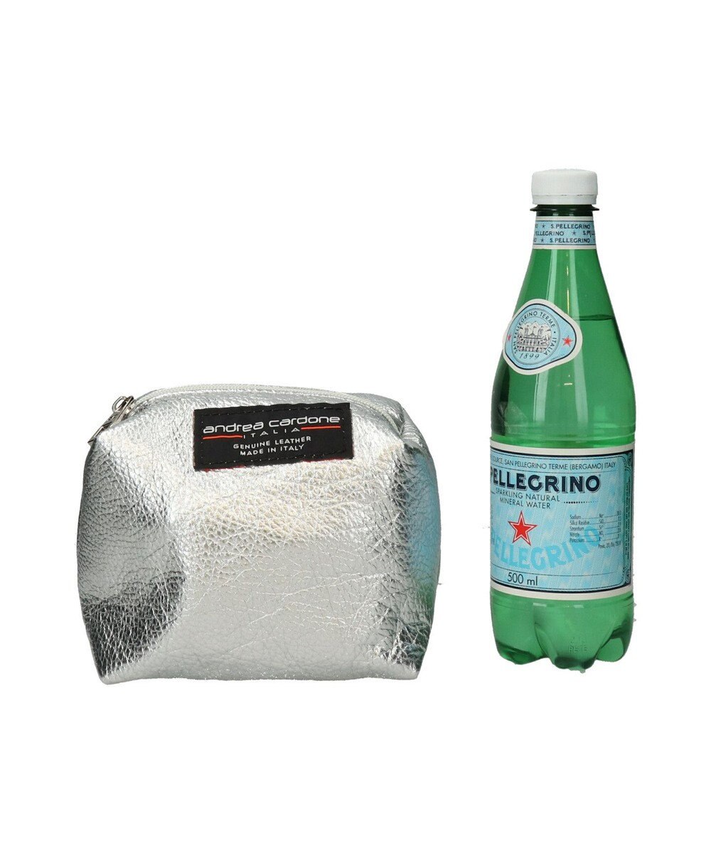 INTER-CHAUSSURES 【ANDREA CARDONE】メタリックレザーバケットバッグ 