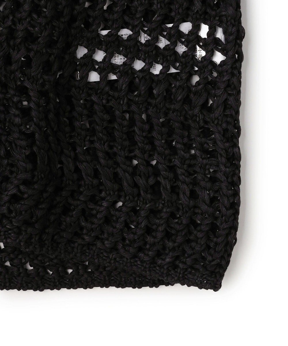 BEIGE， UVITE / コットンメッシュクロップドニット 